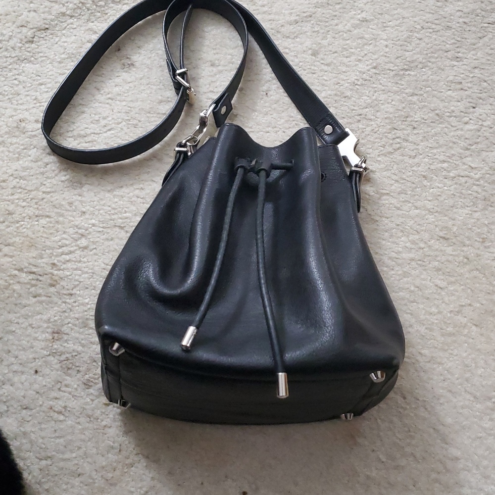 Proenzer Schouler Black Bucket Bag, Authentic